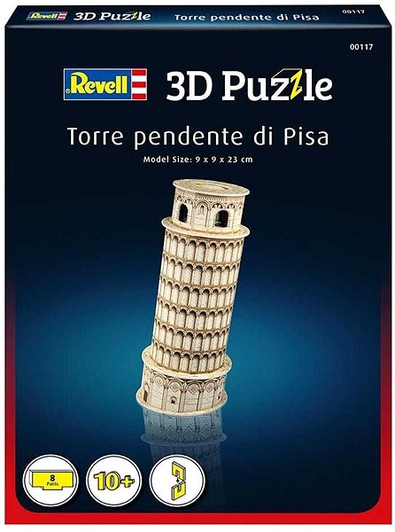 3D Puzzle 3D Puzzle Revell 00117 - Tower of Pisa Packaging/box