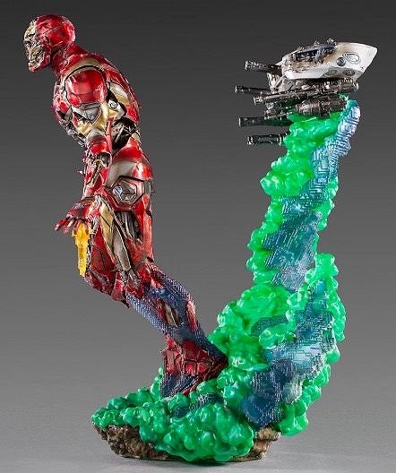 Figure Iron Man Illusion Deluxe Art Scale 1/10 - Spider-Man: Far From Home Lateral view
