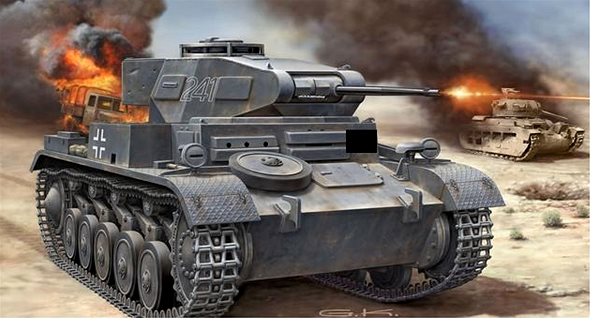 Plastikový model Plastic ModelKit tank 03229 - PzKpfw II Ausf.F ...