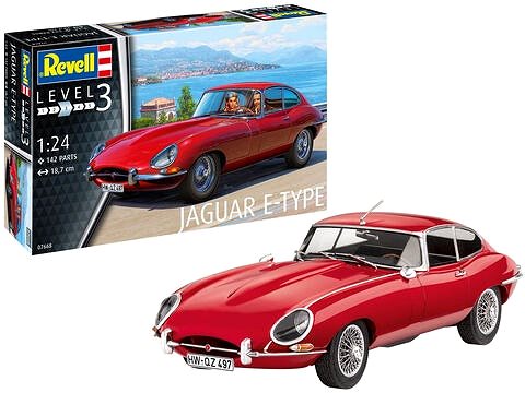 Model auta Plastic ModelKit auto 07668 - Jaguar E-Type (Coupé) ...
