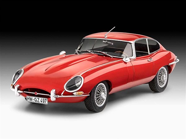 Model auta Plastic ModelKit auto 07668 - Jaguar E-Type (Coupé) ...