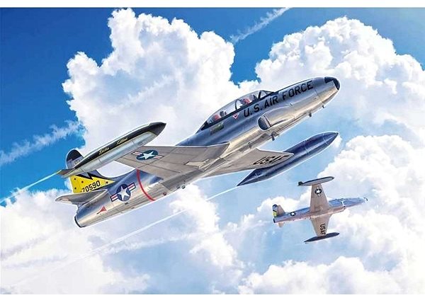 Plastikový model Model Kit letadlo 1444 - T-33A Shooting Star ...