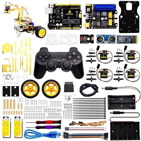 Építőjáték Keyes Arduino 4DOF robotkar - Learning Kit ...