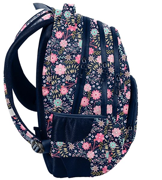 School Backpack School Backpack Flower Lateral view