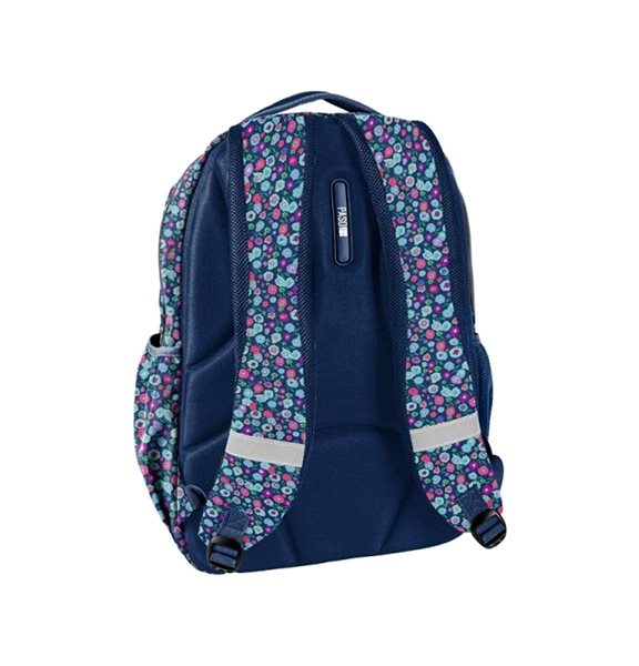School Backpack School Backpack Small Flowers Back page