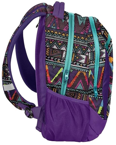 School Backpack School Backpack Purple Indi Lateral view