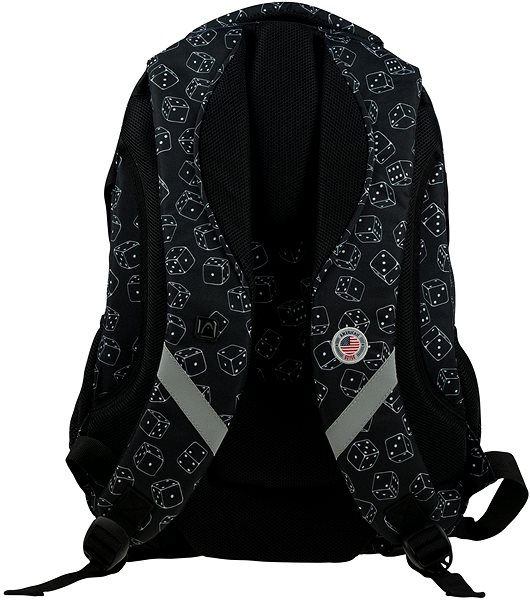 School Backpack School Backpack Dice Back page