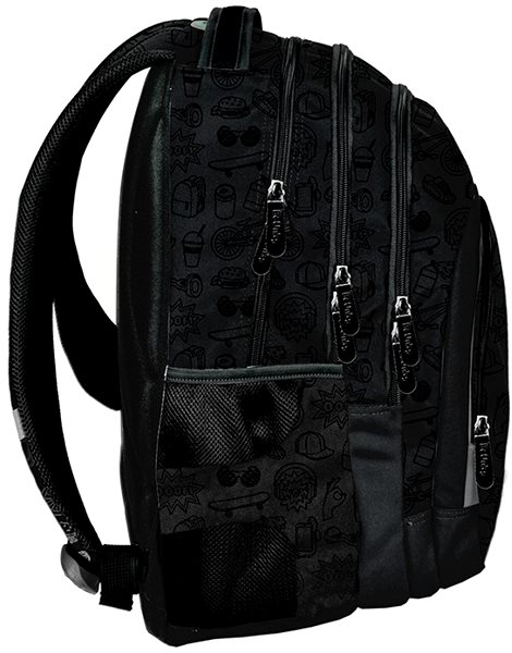 School Backpack School Backpack Icon Lateral view