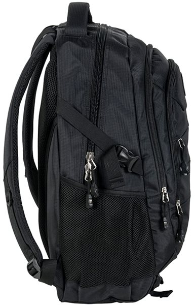 School Backpack School Backpack Classic Black Lateral view