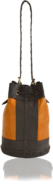 HUDBAG Brown Antea kids' handbag.
