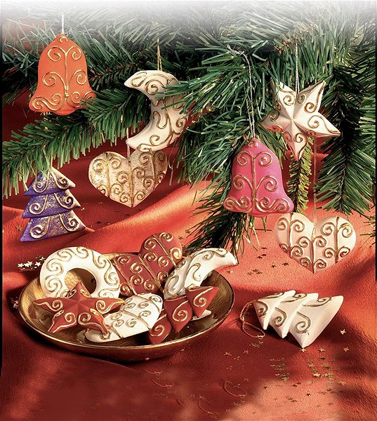 Gyurma FIMO 8742 „Christmas decorations“ szilikon forma ...