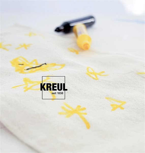 Fixy KREUL Mucki hvězdy na textil, 5 barev Lifestyle