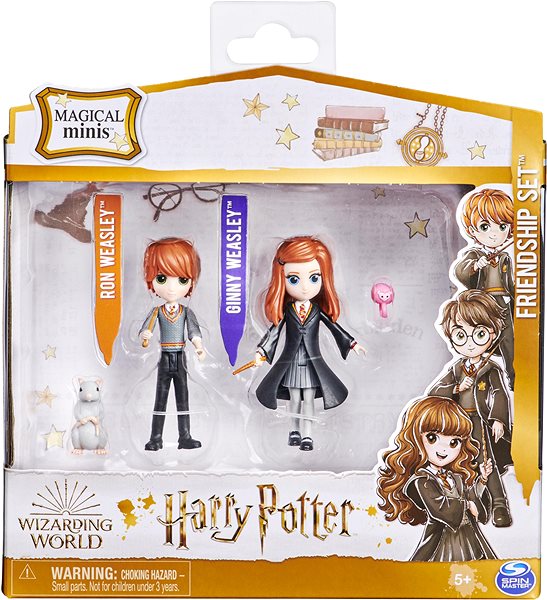 Figures Harry Potter Triple Pack of Friends Ron, Ginny, Arnold and Scabbers Screen