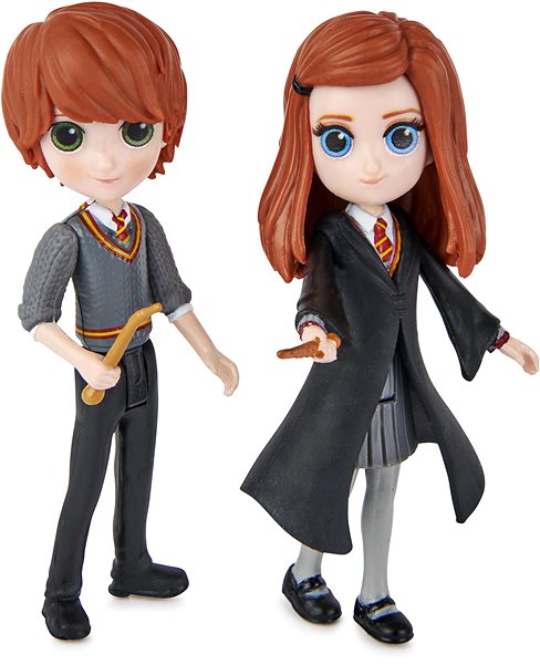 Figures Harry Potter Triple Pack of Friends Ron, Ginny, Arnold and Scabbers Features/technology