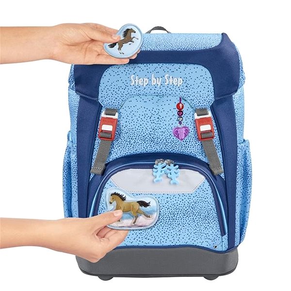 School Backpack School Backpack Step by Step GRADE Horse Features/technology