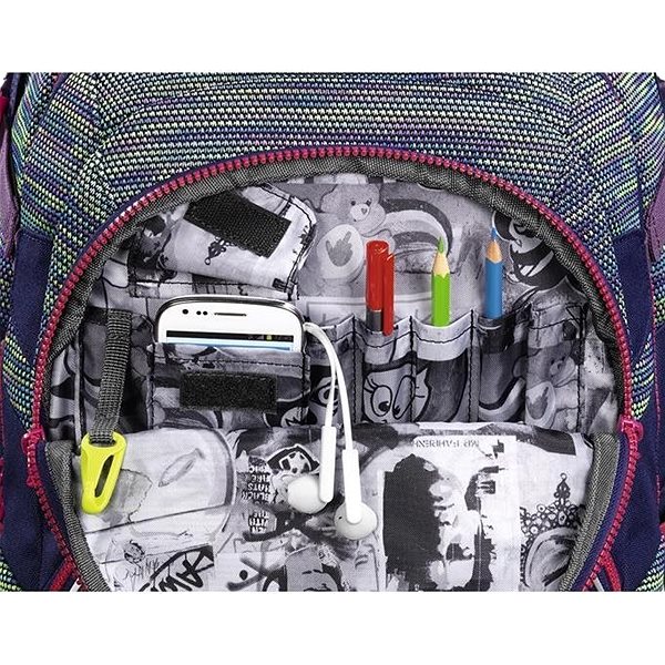 School Backpack School Backpack Coocazoo JobJobber2, Wildberry Knit Features/technology
