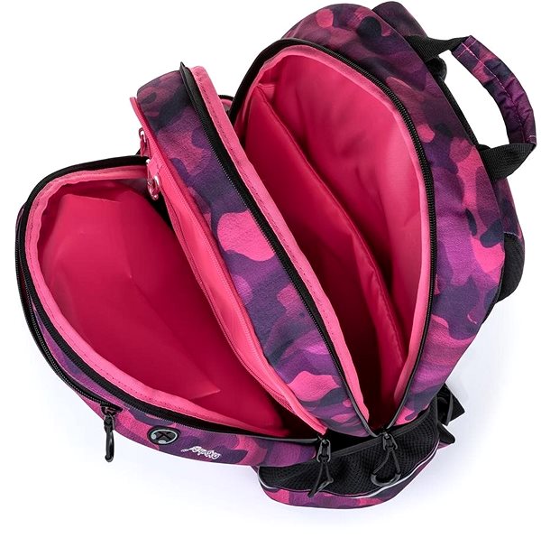 School Backpack Karton P+P - Student Backpack Oxy Sport Camo Girl Features/technology