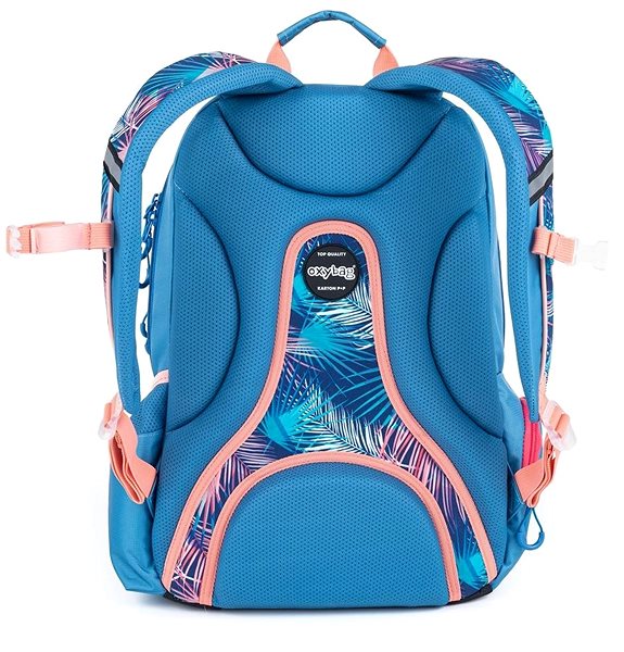 School Backpack Karton P+P - Student Backpack Oxy Sport Flowers Back page
