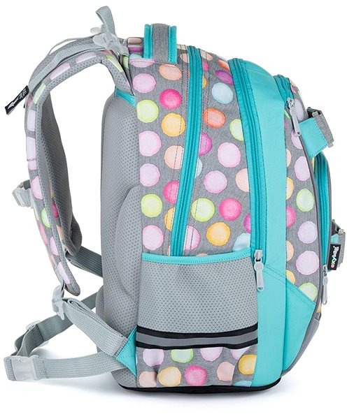 Školský batoh Karton P+P – Školský batoh Oxy Style Mini Dots Bočný pohľad