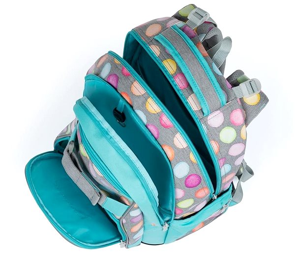 School Backpack Karton P+P - School Backpack Oxy Style Mini Dots Features/technology