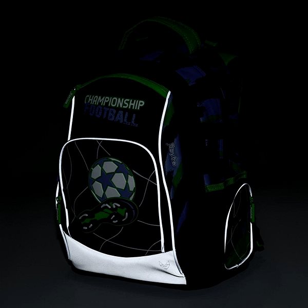 School Backpack Karton P+P - School backpack Oxy Style Mini Football, Blue Features/technology