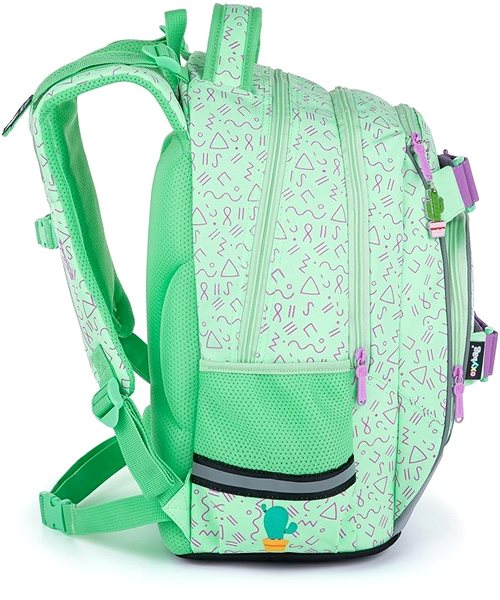 School Backpack Karton P+P - School Backpack Oxy Style Mini Lama Lateral view