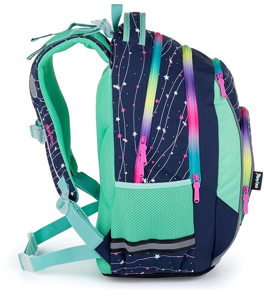 School Backpack Karton P+P - School Backpack Oxy Style Mini Unicorn Pattern Lateral view