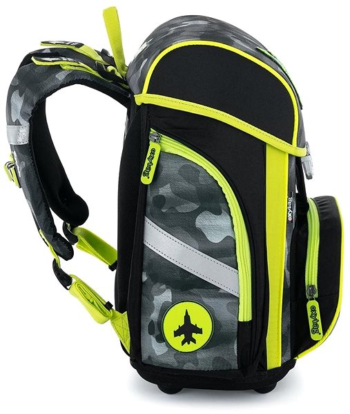 School Backpack Karton P+P - School Backpack Premium Fighter Lateral view