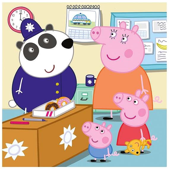 Puzzle Peppa Pig: Happy Afternoon 3x55 Puzzle ...