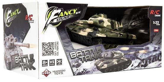 RC Panzer Teddies Fany Stunt Battle Tank R/C - Kunststoff - 27 cm Panzer - 27 MHz Batterie + Akku-Pack ...