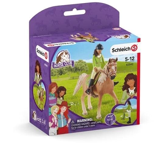 Figures Schleich Black Sarah with Moving Joints on Horseback Screen