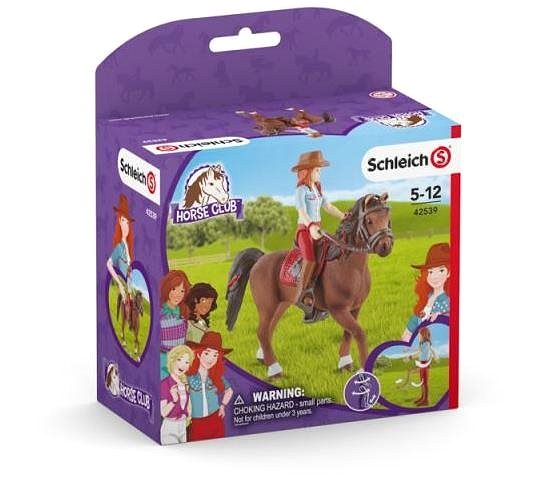 Figures Schleich Hannah the Ginger with Movable Joints on Horseback Screen