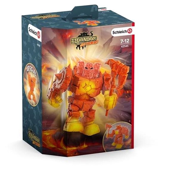 Figur Schleich Eldrador 42545 Mini Creatures Lava-Roboter Verpackung/Box