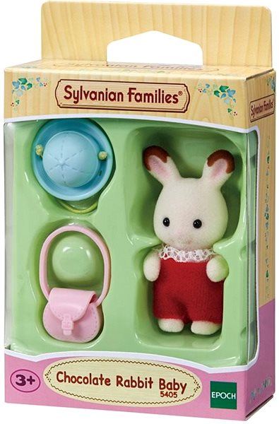 Figure Sylvanian Families Baby Chocolate Rabbit Packaging/box