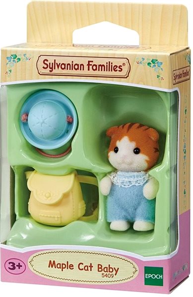 Figure Sylvanian Families Baby Maple Cat Packaging/box