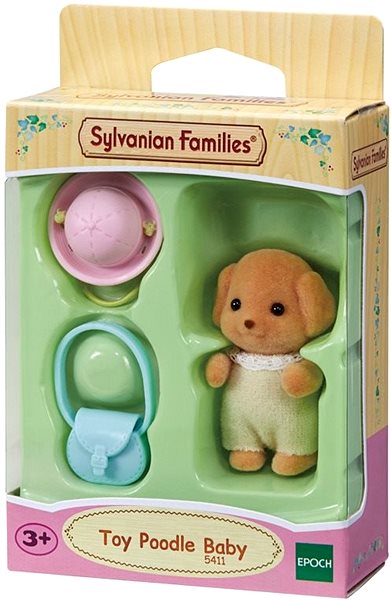 Figur Sylvanian Families Toy-Pudel Baby Verpackung/Box