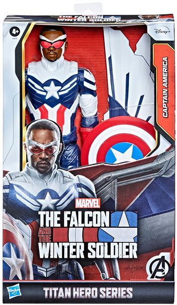 Figure Avengers Titan Hero - Captain America Figure Packaging/box