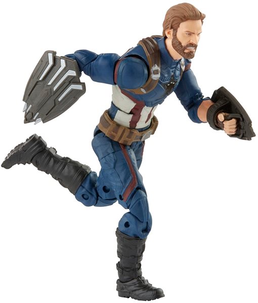 Figur Marvel Legends Infinity War Captain America Figur Seitlicher Anblick