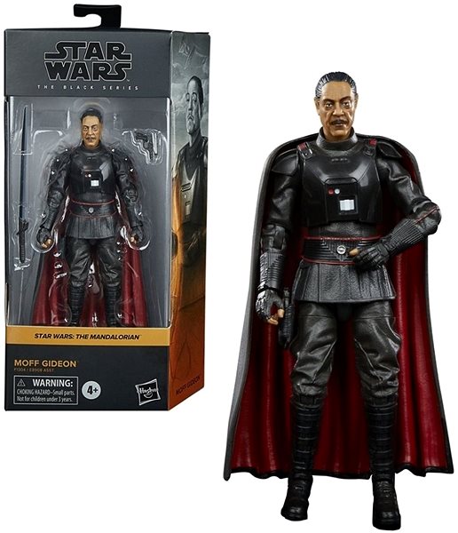 Figure Star Wars Black Series Moff Gideon Package content