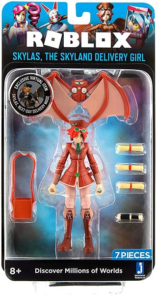Figure Roblox Imagination (Skylas, the Skyland Delivery Girl) W8 + 1 Piece of Accessory Packaging/box