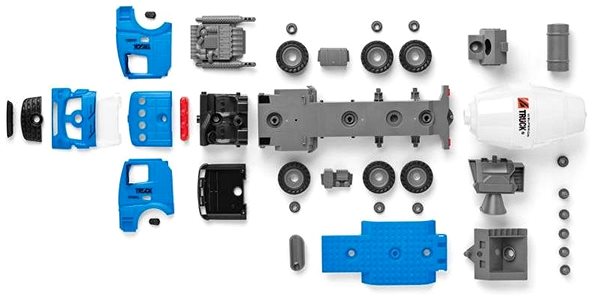 Building Set Plastica Auto Mixer, Remote Control, 28cm Package content