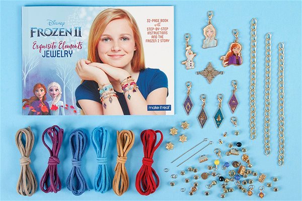 Sada na výrobu šperkov Make It Real Výroba náramku Frozen 2 ...