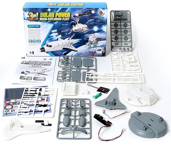Building Set 3-in-1 Solar Exploration Fleet Package content
