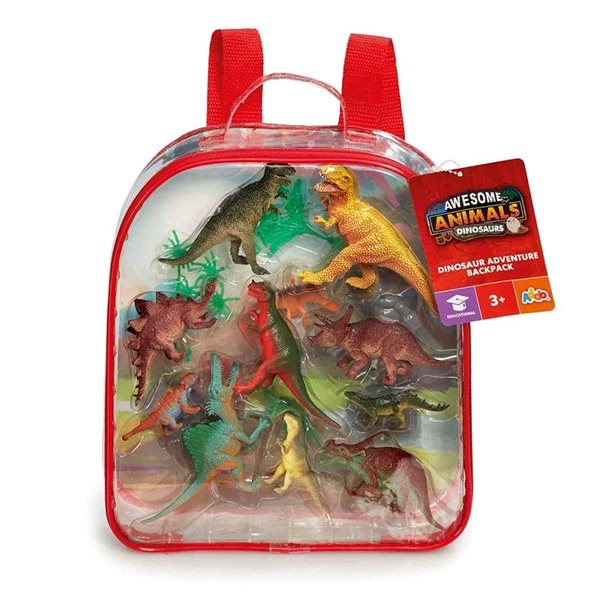 Figures Addo Dinosaurs in Backpack, 17 pcs Screen