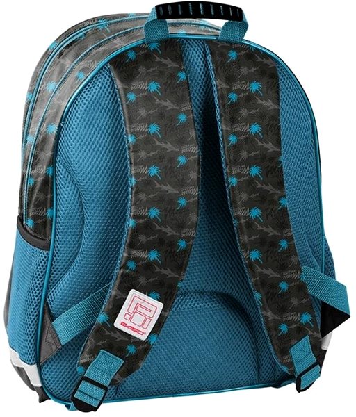 Children's Backpack School backpack Maui and sons black and blue Back page