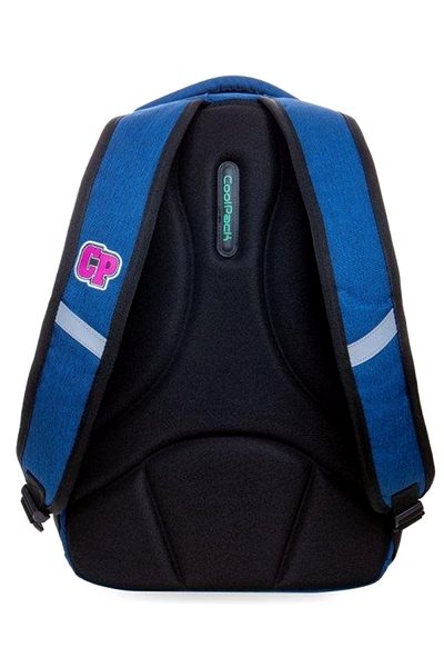 Školní batoh Školní batoh Dart Badges blue Boční pohled