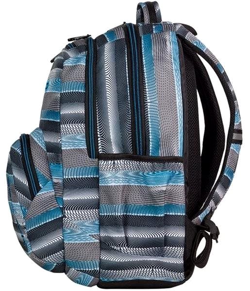 School Backpack School Backpack Smash Gray twist Side view