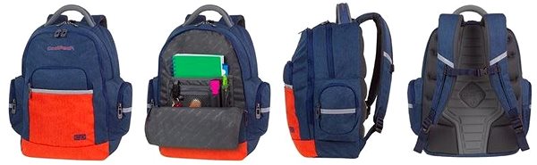School Backpack School Backpack Brick A542 Lifestyle