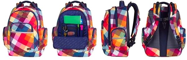 School Backpack School Backpack Brick A531 Lifestyle