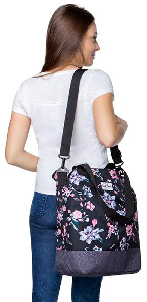 Shoulder bag COOLPACK Blue Soho Red Poppy .